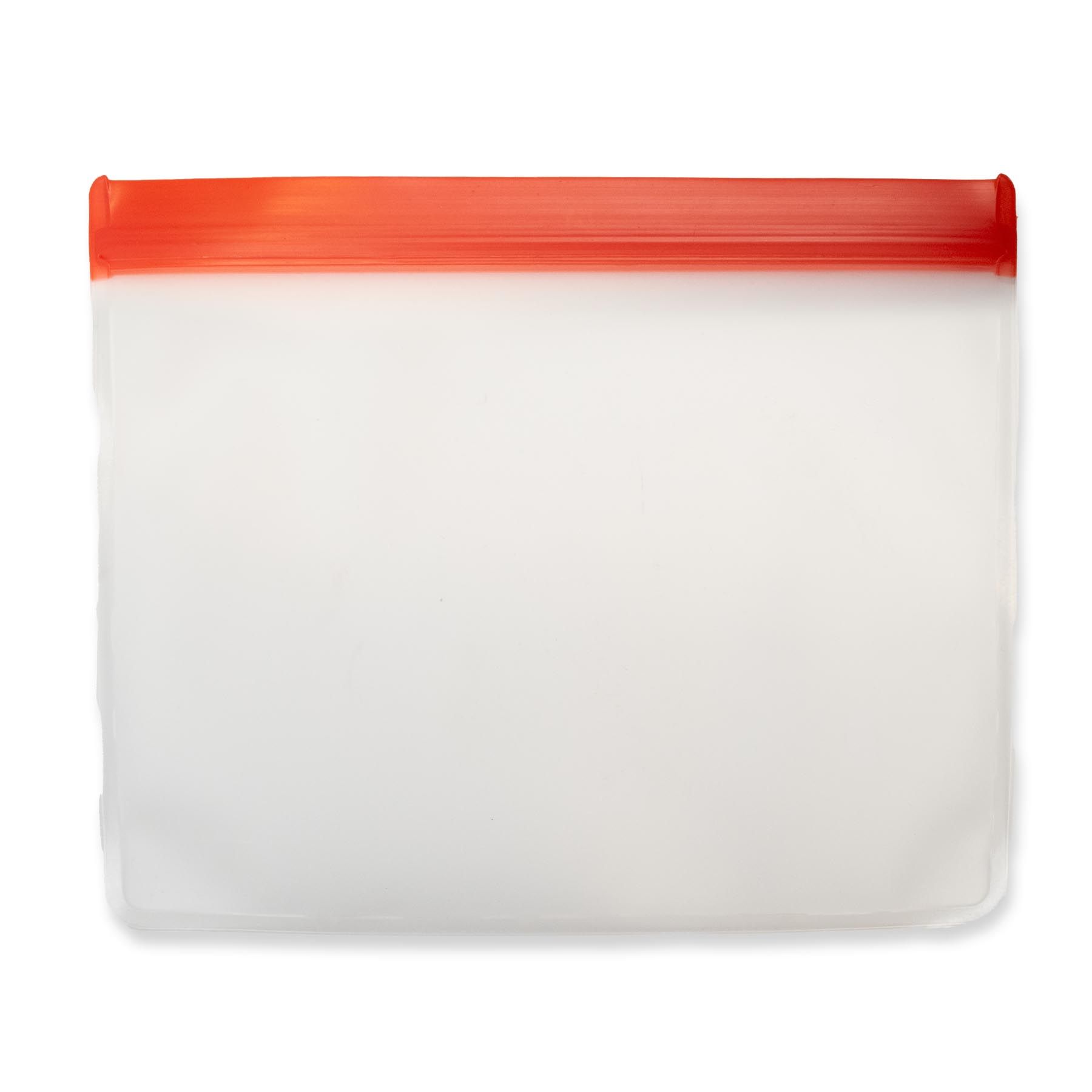 Clear with Red Zip Lock - Blank